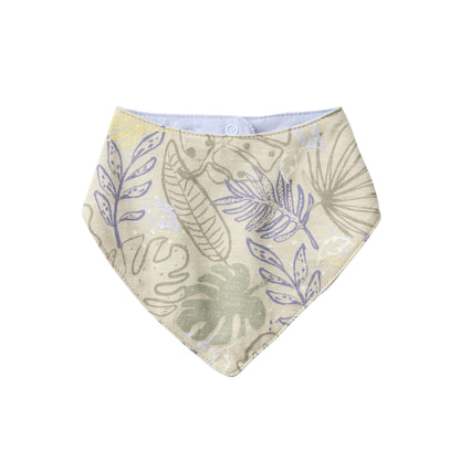 People Wear Organic Dreieckstuch 'Tropische Blätter' GOTS