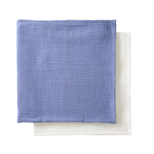 People Wear Organic Mulltuch Atlantikmix GOTS - 2er Pack