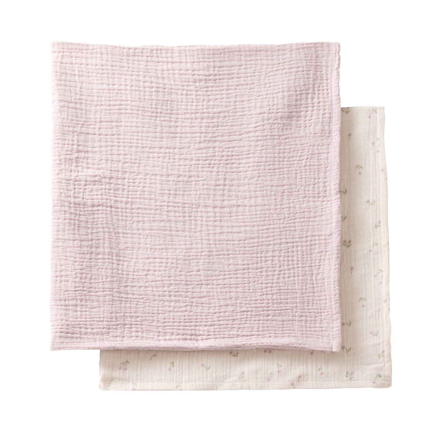 People Wear Organic Mulltuch Violett-Mix GOTS - 2er Pack