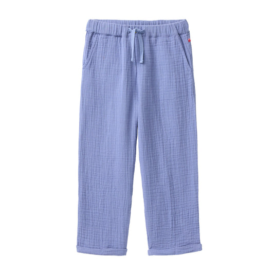 People Wear Organic Musselin-Hose in Atlantikblau GOTS