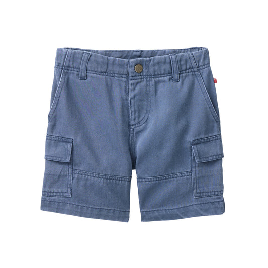 People Wear Organic Twill-Bermuda in ozean GOTS