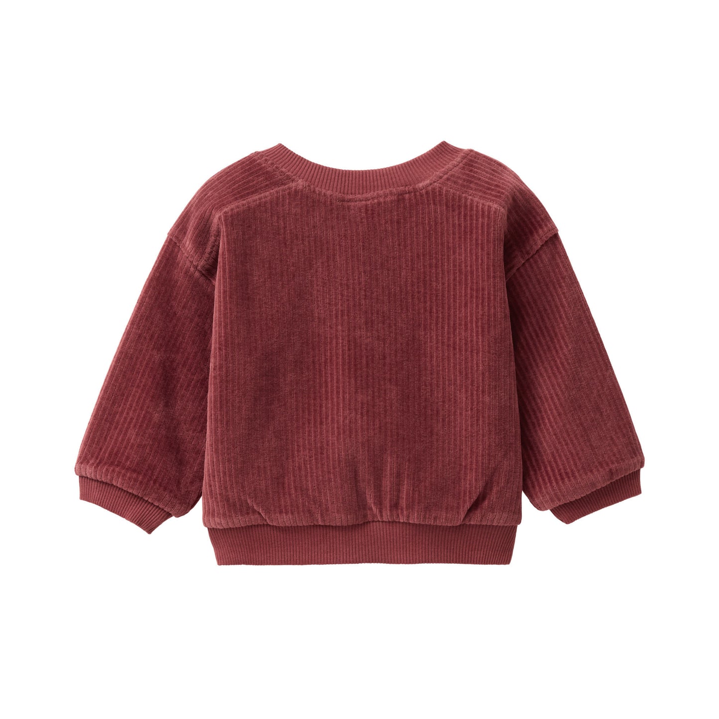 People Wear Organic Nicki-Sweatjacke zum Wenden Rosenholz GOTS