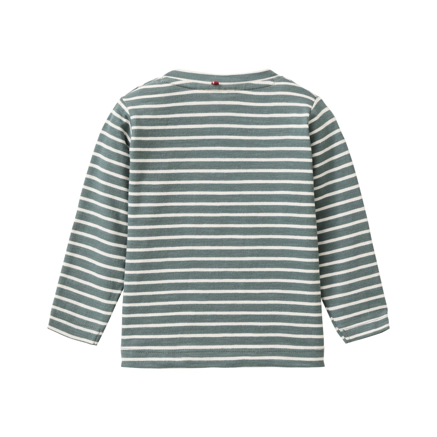 People Wear Organic Langarm-Shirt mit Applikation 'Dog Head' GOTS