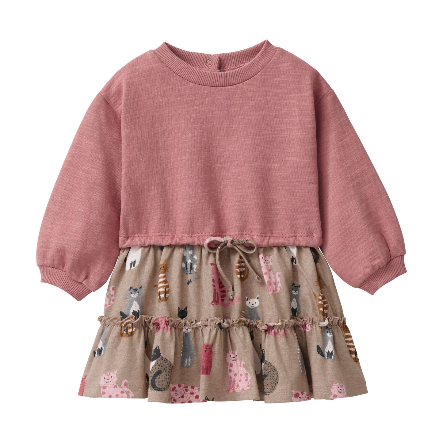 People Wear Organic Sweat-Kleid GOTS