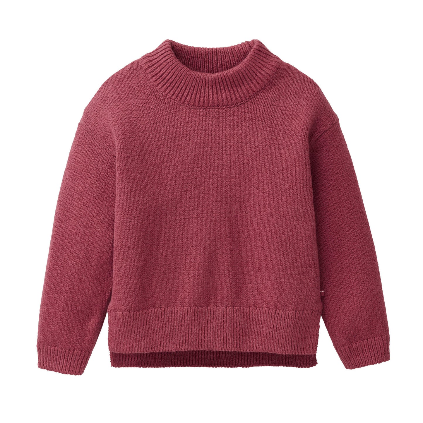 People Wear Organic Strick-Pullover, Stehkragen GOTS