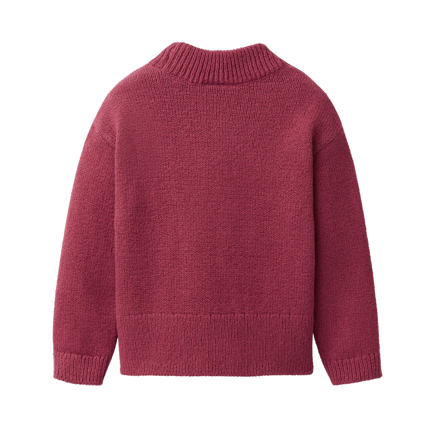 People Wear Organic Strick-Pullover, Stehkragen GOTS