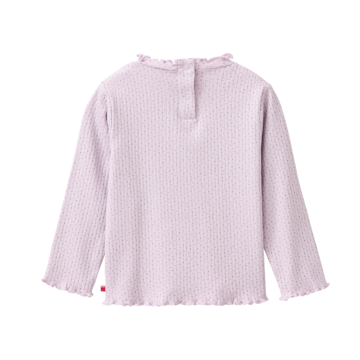 People Wear Organic Langarmshirt mit Stehkragen GOTS