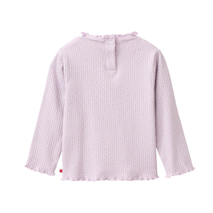 People Wear Organic Langarmshirt mit Stehkragen GOTS