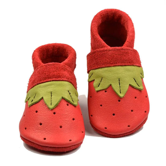 Lederschuhe Erdbeerblatt von Pantolinos