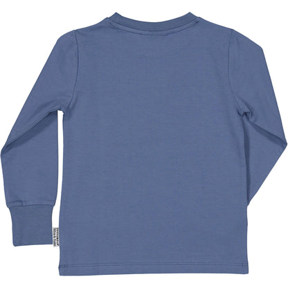 Geggamoja Findus Langarmshirt Dust blue