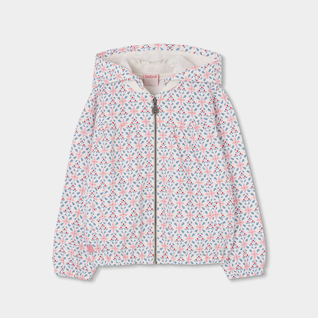 Boboli Sweatjacke mit abnehmbarer Kapuze