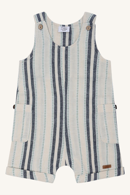 Hust & Claire Kurzoverall 'HCMik Holiday' aus Baumwolle und Leinen