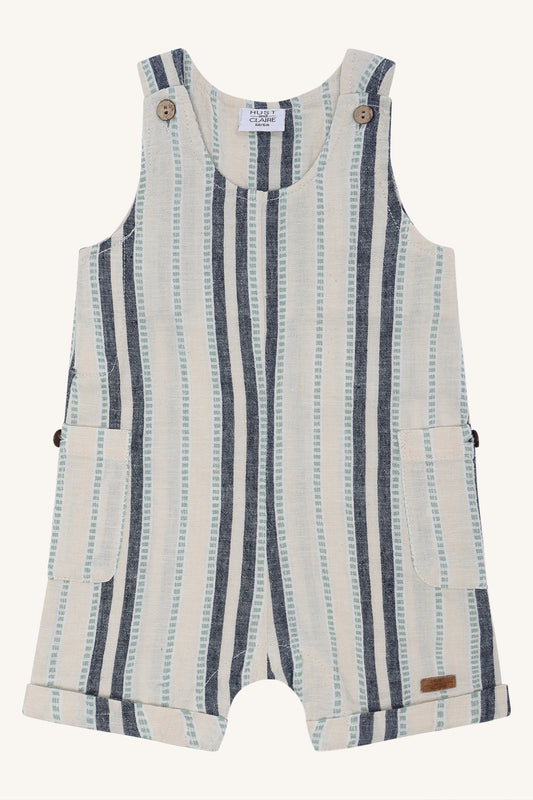 Hust & Claire Kurzoverall 'HCMik Holiday' aus Baumwolle und Leinen