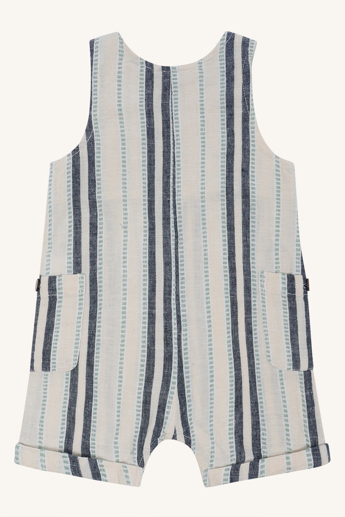 Hust & Claire Kurzoverall 'HCMik Holiday' aus Baumwolle und Leinen