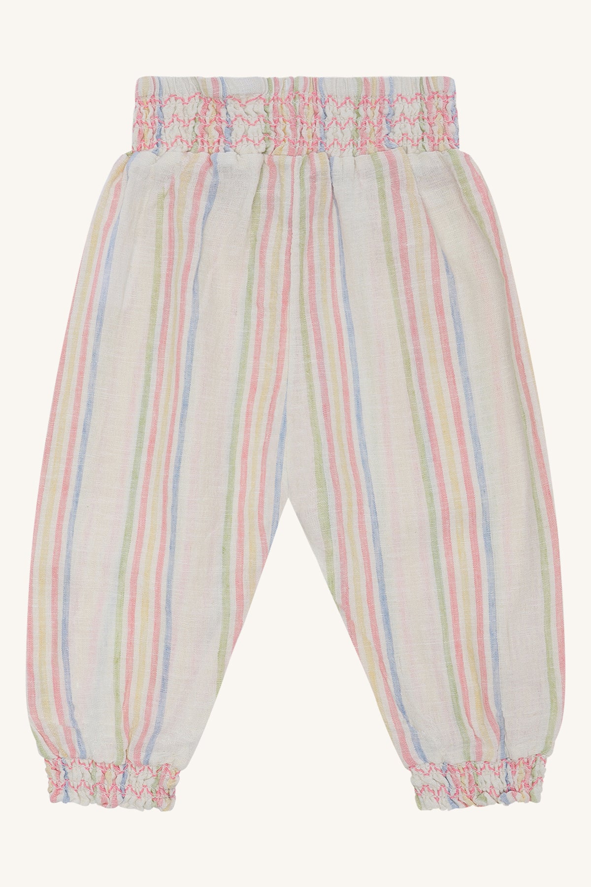 Hust & Claire Hose 'HCTrine Hello' gestreift aus Baumwolle und Leinen
