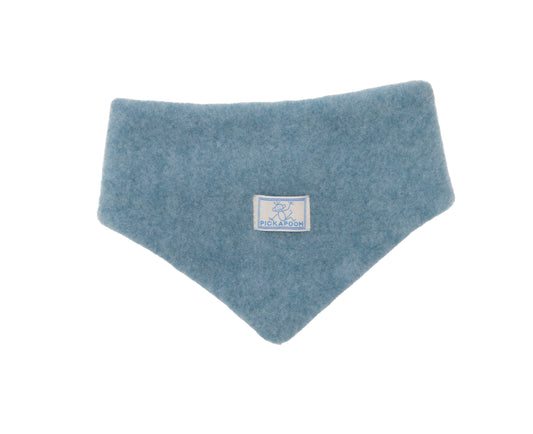Pickapooh Dreieckstuch aus Wollfleece in sea green