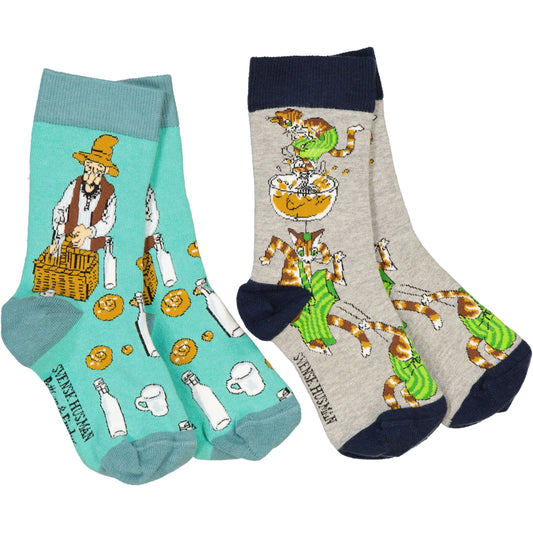 Geggamoja Socken 2er-Pack Pettersson und Findus