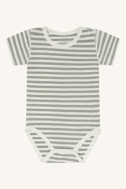 Hust & Claire Body Kurzarm geringelt aus Bambusviskose