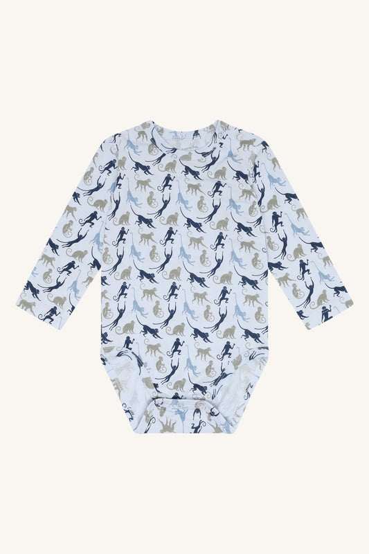 Hust & Claire Body Langarm 'Monkey Sun' aus Bambusviskose