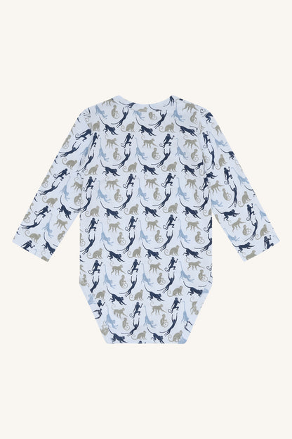 Hust & Claire Body Langarm 'Monkey Sun' aus Bambusviskose