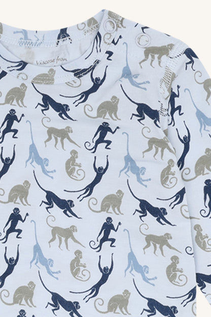 Hust & Claire Body Langarm 'Monkey Sun' aus Bambusviskose