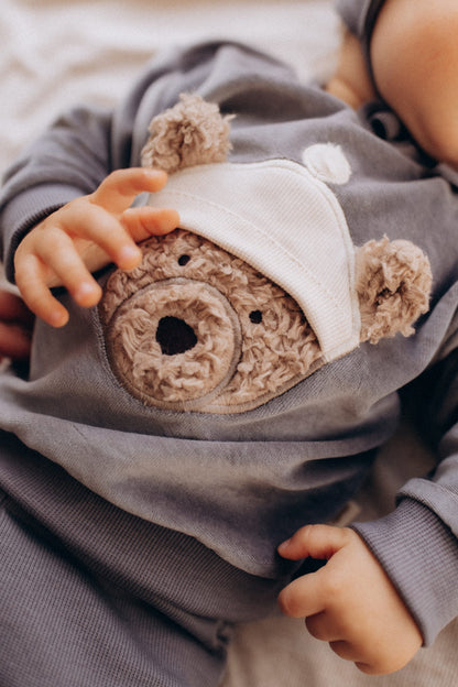 Wooly Organic Signature Sweatshirt Velours mit Teddy GOTS