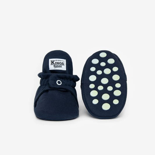 Kings & Rebels Booties Cotton Gripper Navy