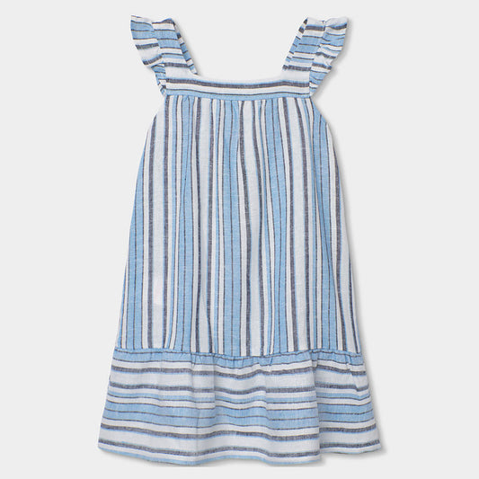 Boboli Gestreiftes Sommerkleid aus Leinen