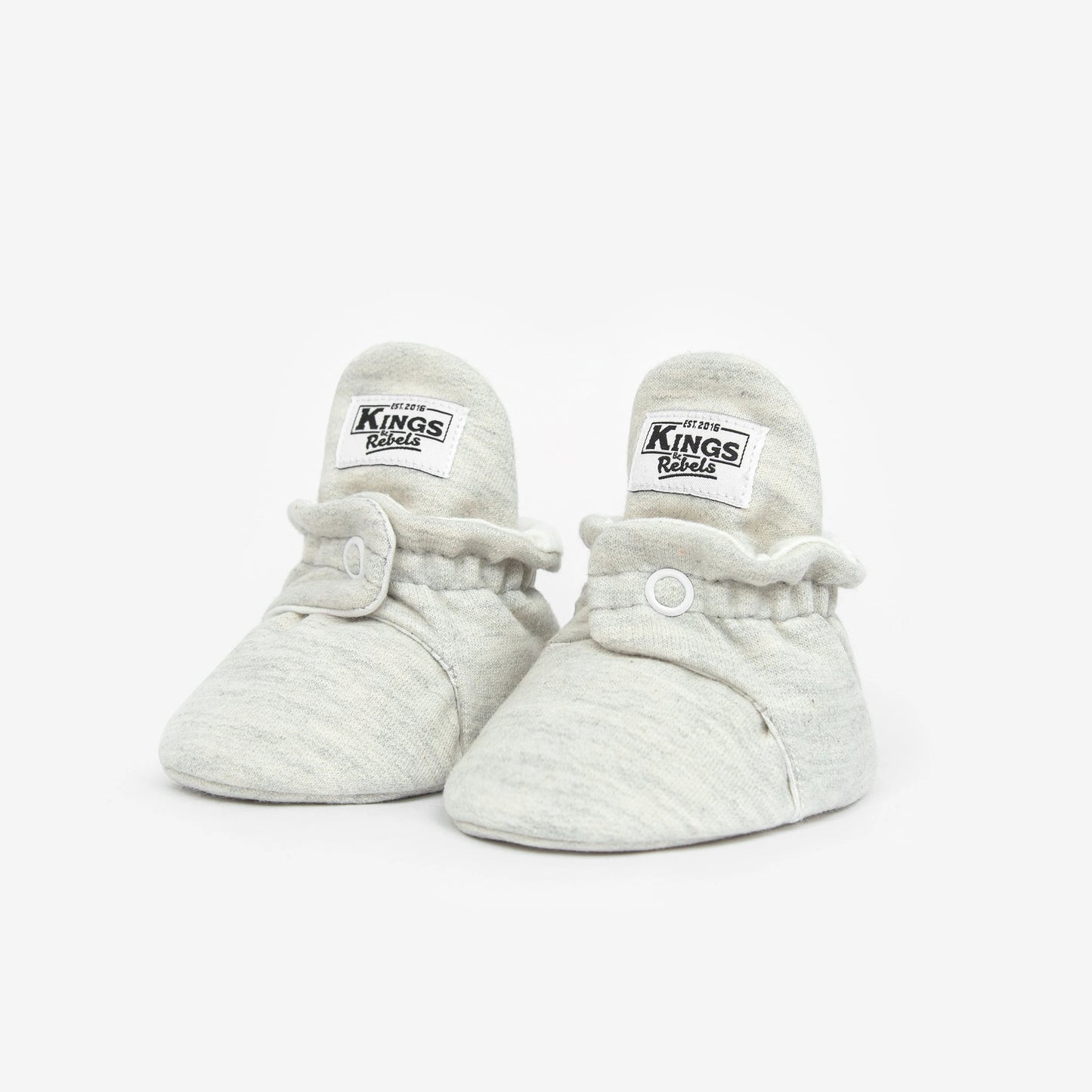 Kings & Rebels Booties Cotton Gripper Light Grey