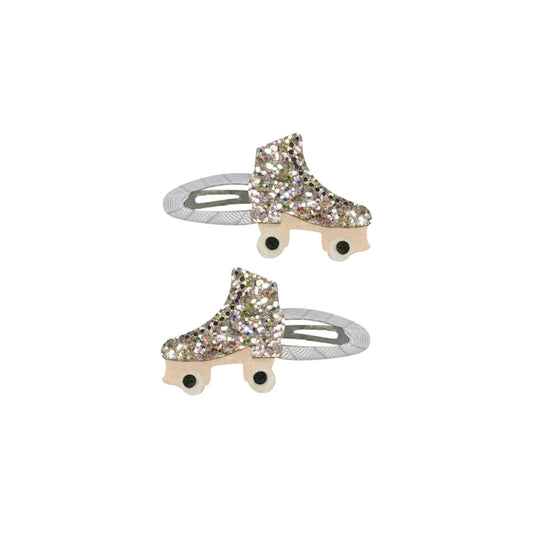 Billy loves Audrey  Spängchen Disco Glitzer-Rollschuh (Pinklet)
