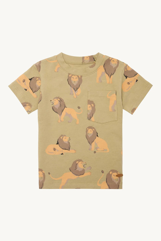 Hust and Claire T-Shirt mit Löwenprint GOTS