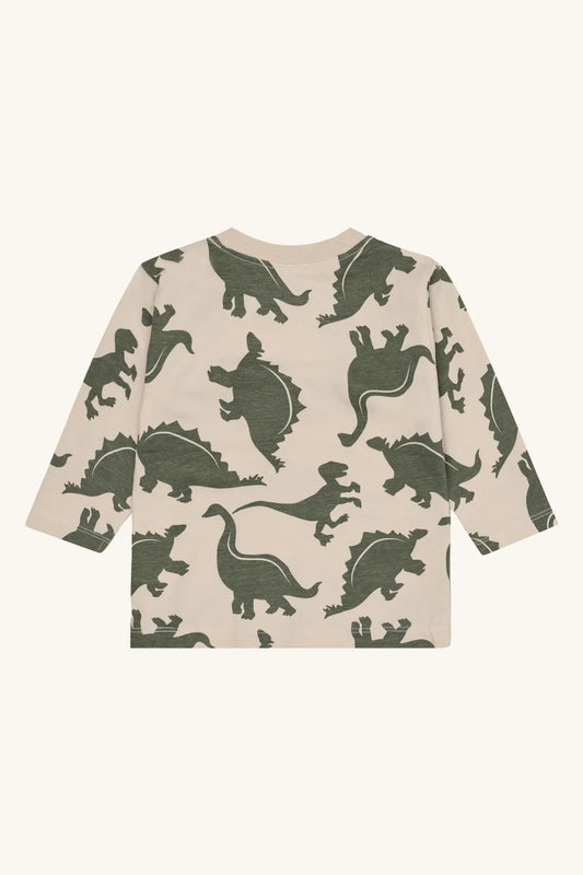 Hust and Claire Langarmshirt mit Dino-Alloverprint