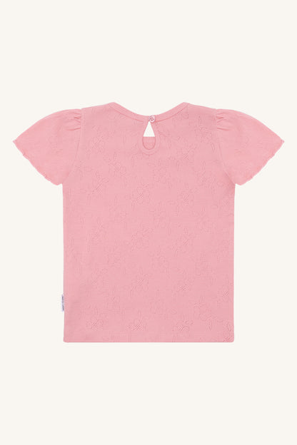 Hust & Claire T-Shirt Pointelle 'HCAlma basic' GOTS