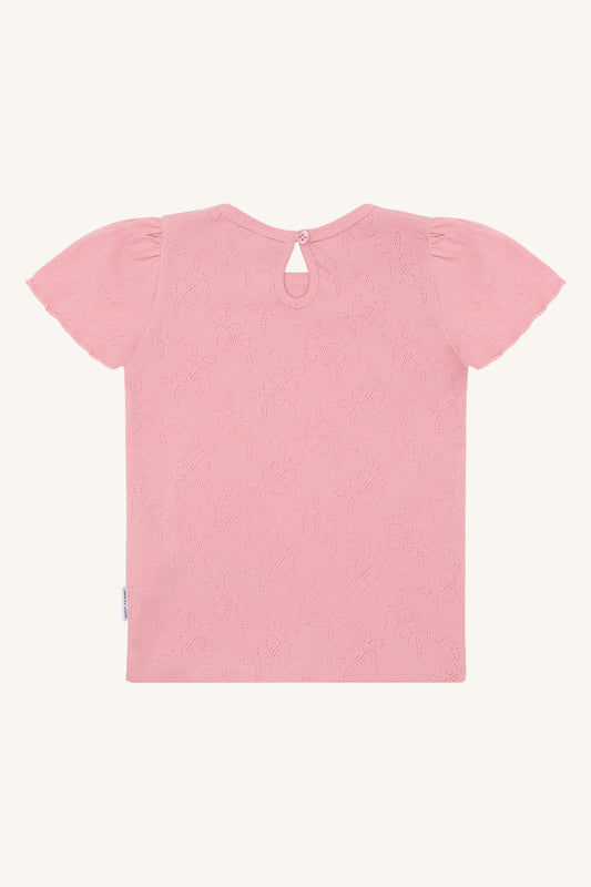 Hust & Claire T-Shirt Pointelle 'HCAlma basic' GOTS