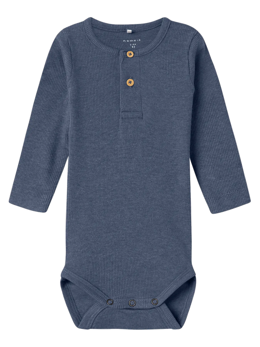 Name it Body Langarm basic gerippt