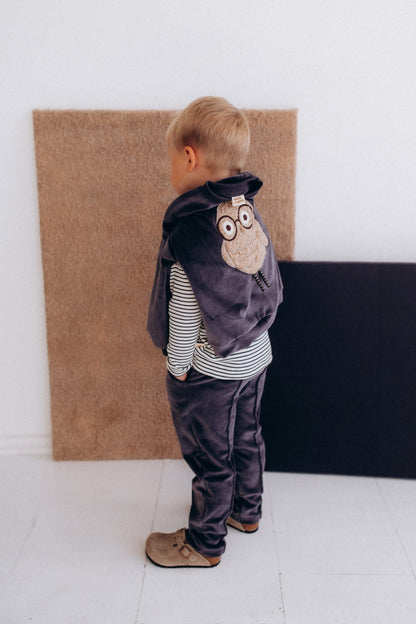 Wooly Organic Signature Sweatshirt mit Eule