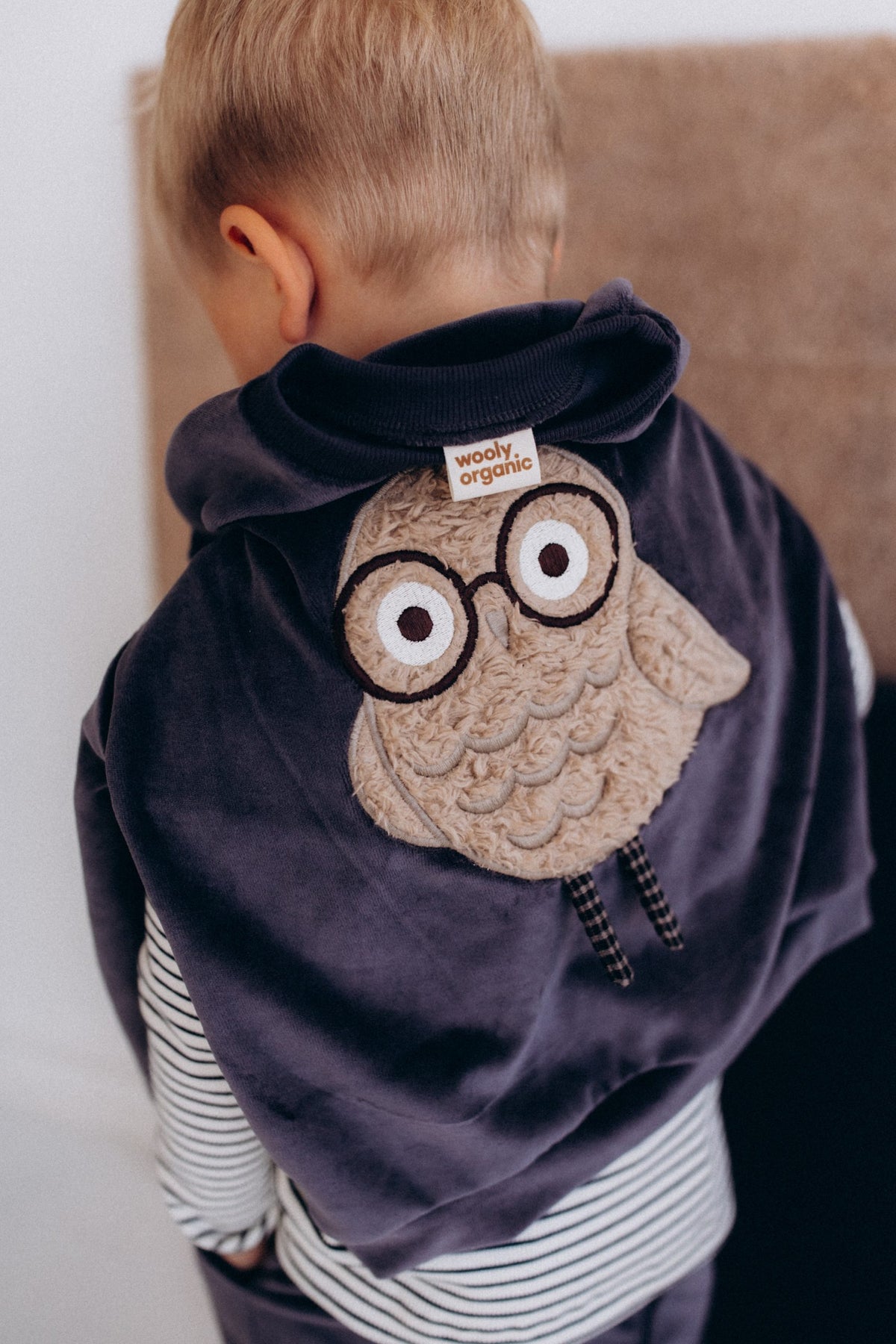 Wooly Organic Signature Sweatshirt mit Eule