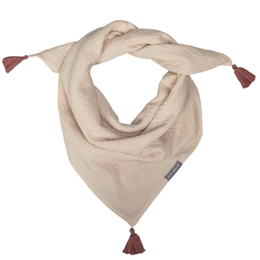 Kitz Heimat Tuch Musselin Nude/Dusty Rose L