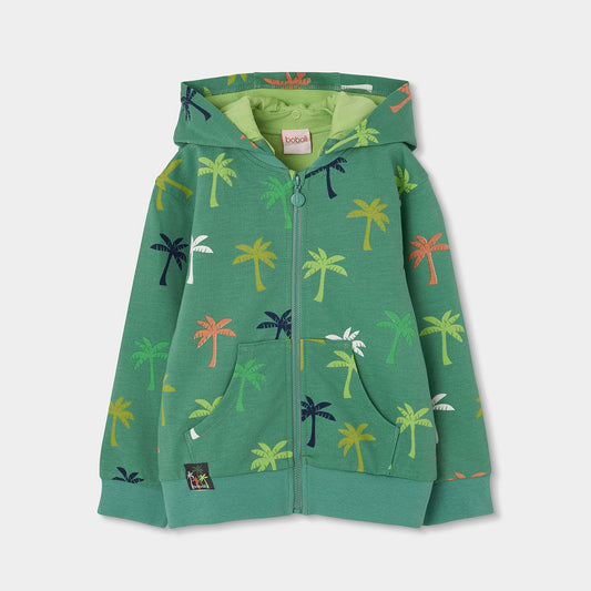 Boboli Sweatjacke mit Palmenprint