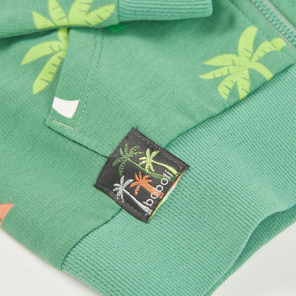 Boboli Sweatjacke mit Palmenprint