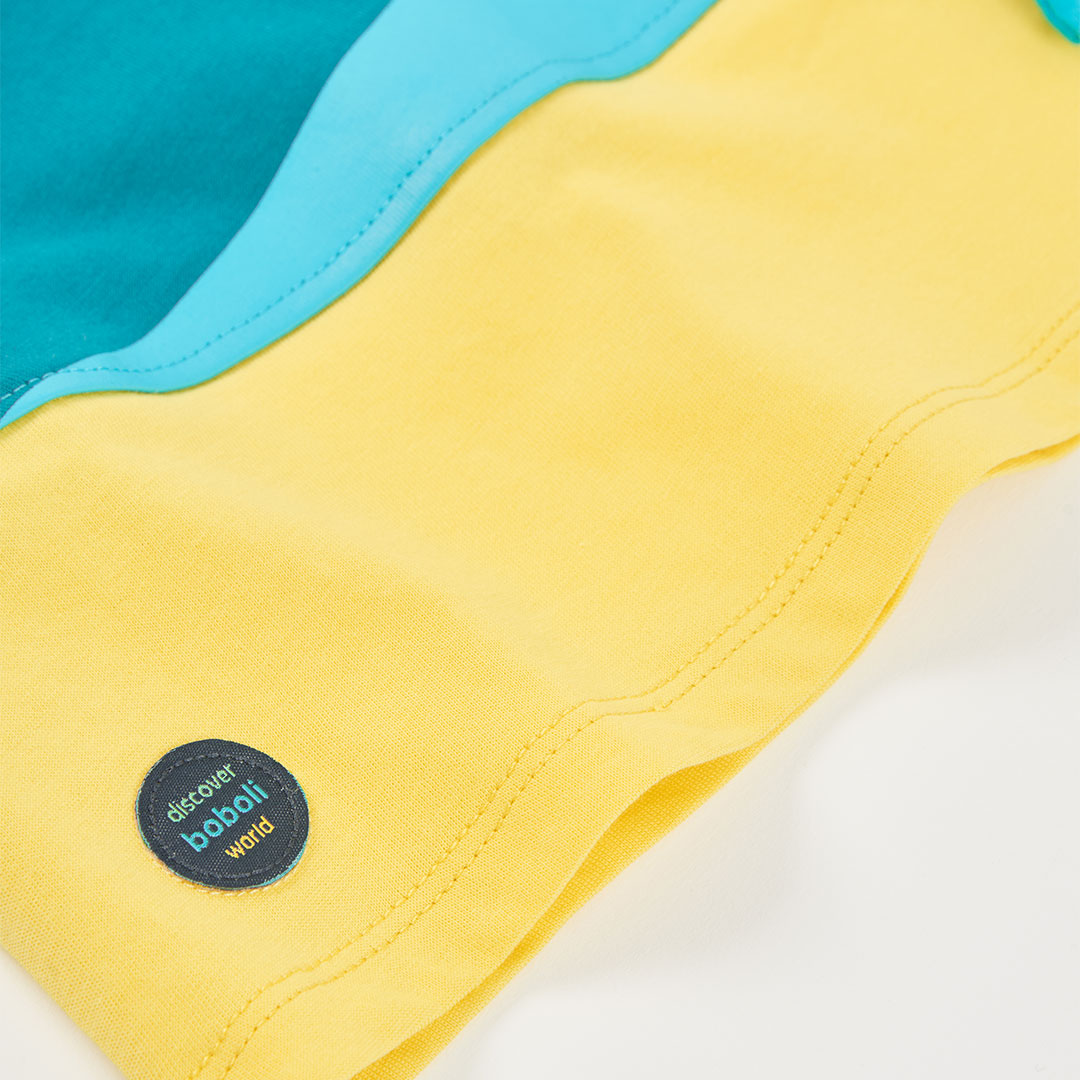 Boboli T-Shirt mit Haifisch-Applikation