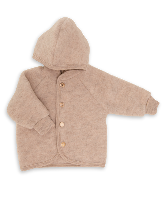 Engel Kapuzenjacke aus Wollfleece