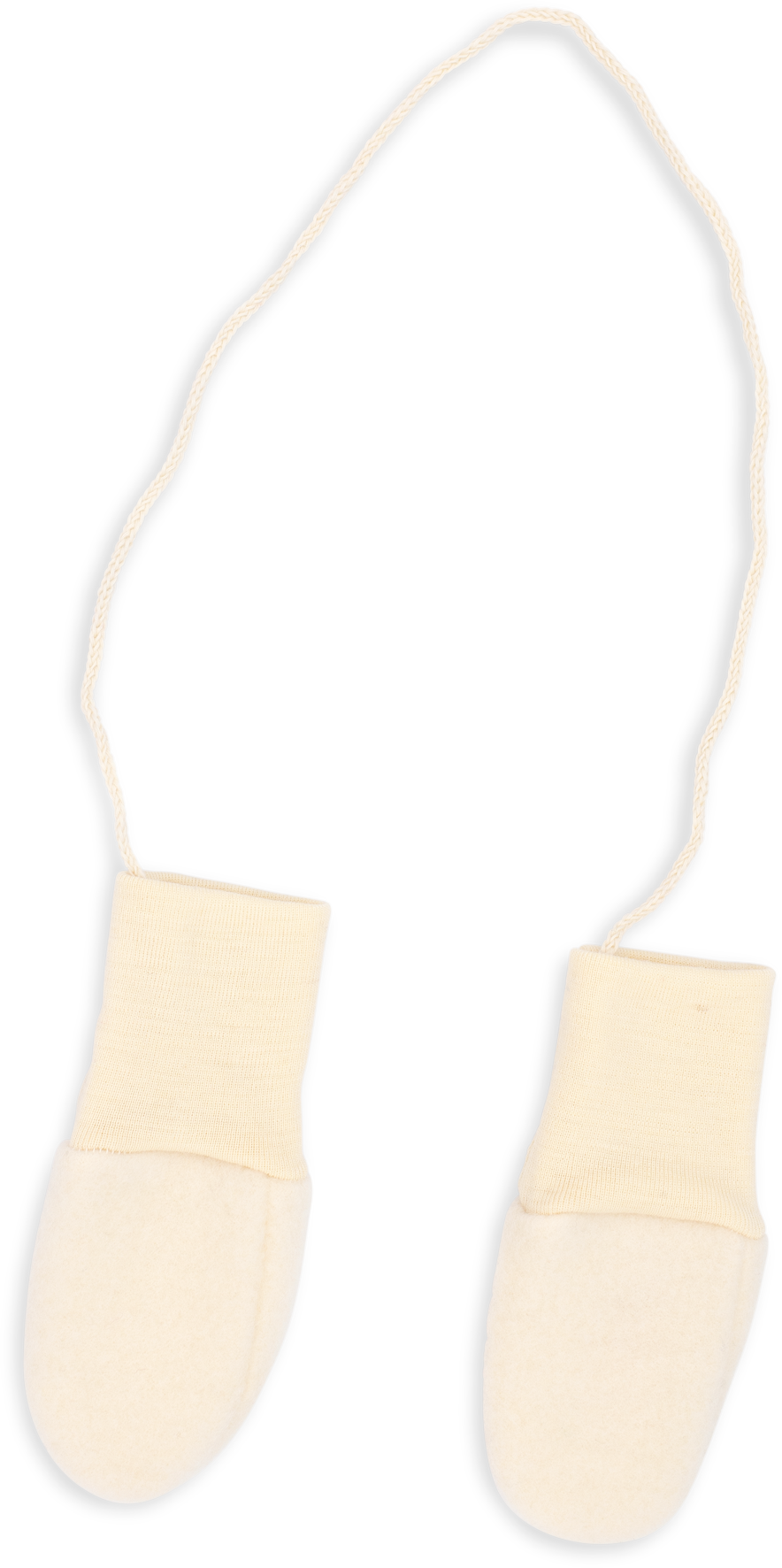 Engel Babyhandschuhe Bio-Merinowolle Fleece natur