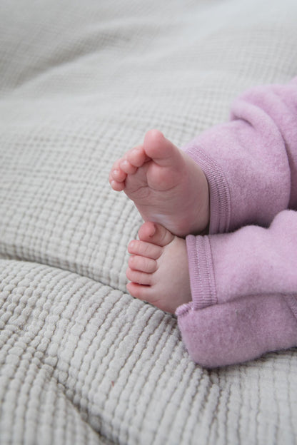 Engel Overall aus Wollfleece mit Kapuze und Reißverschluss