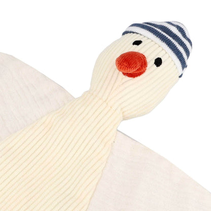 maximo Kuscheltuch Möwe, Cord mit Musselinstoff