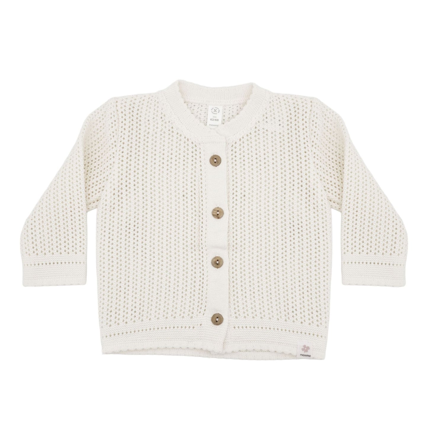 maximo GOTS BABY-Strickjacke,Struktur Knöpfe