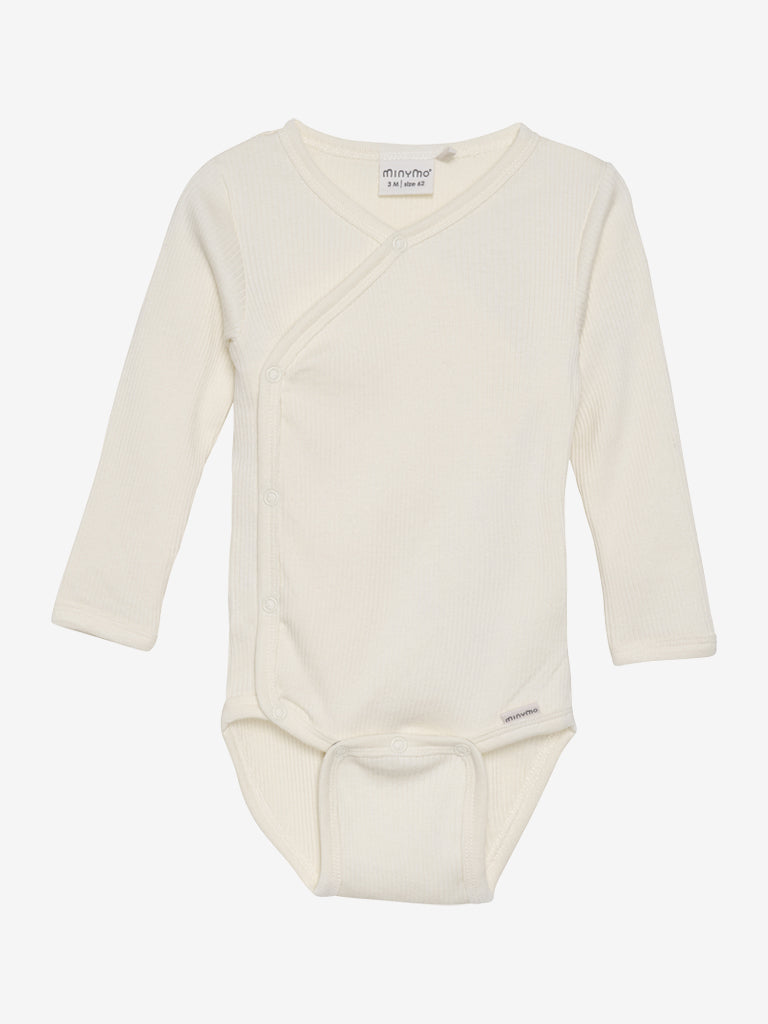 Minymo Wickelbody Langarm gerippt