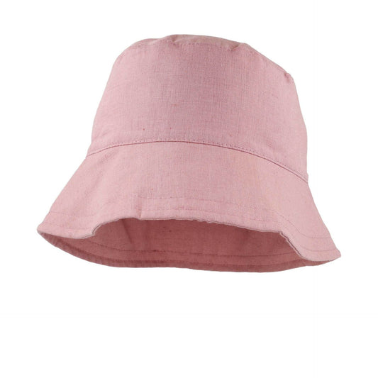 maximo GOTS MINI-Hut,Leinenoptik, uni Futter, UV 50