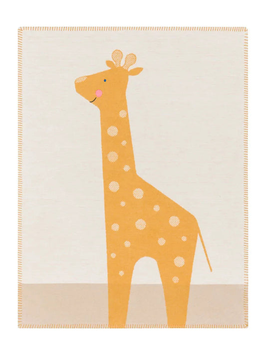 DaviDFussenegger Babydecke mit Stick "Giraffe"