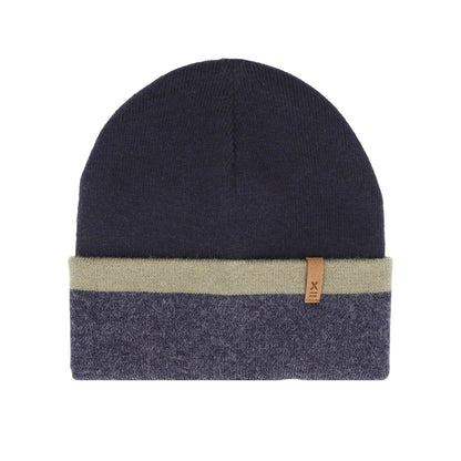 Maximo KIDS-Beanie, Umschlag Streifen, doppelt